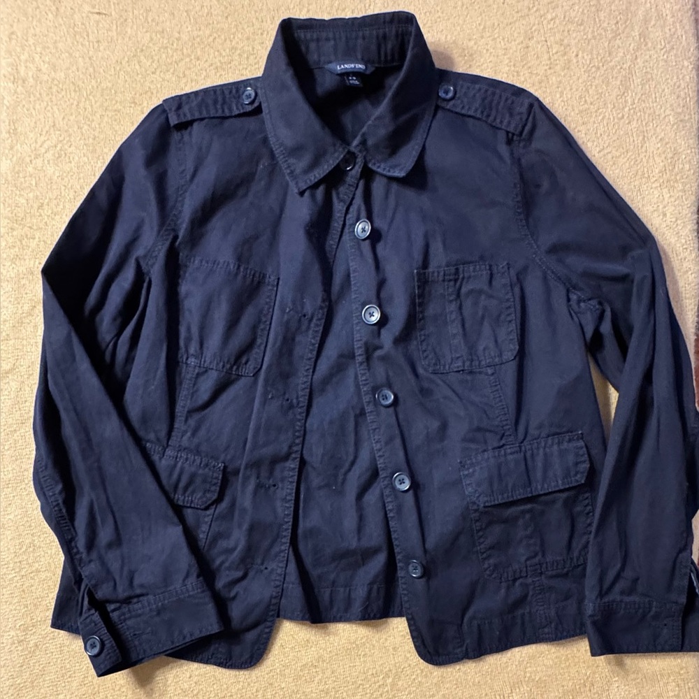 Lands' End Women's Dark Navy Field Jacket